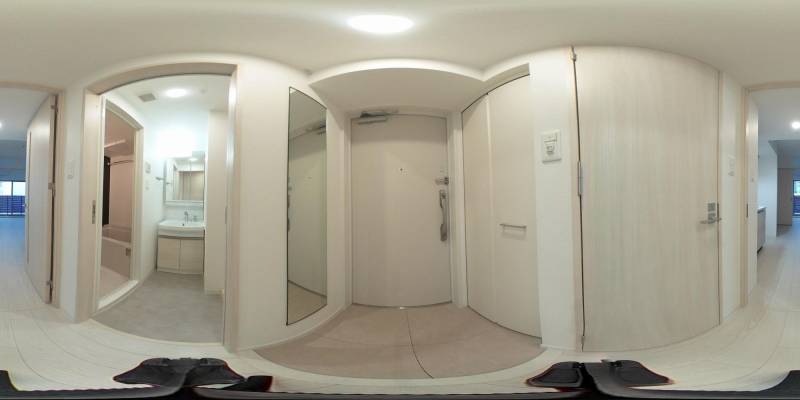 パノラマ画像玄関