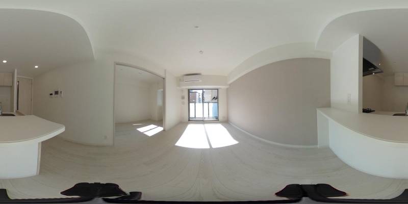 パノラマ画像リビング