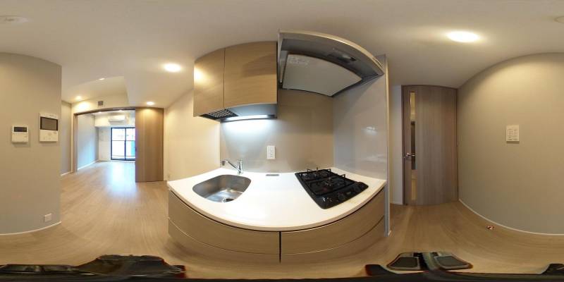 パノラマ画像キッチン