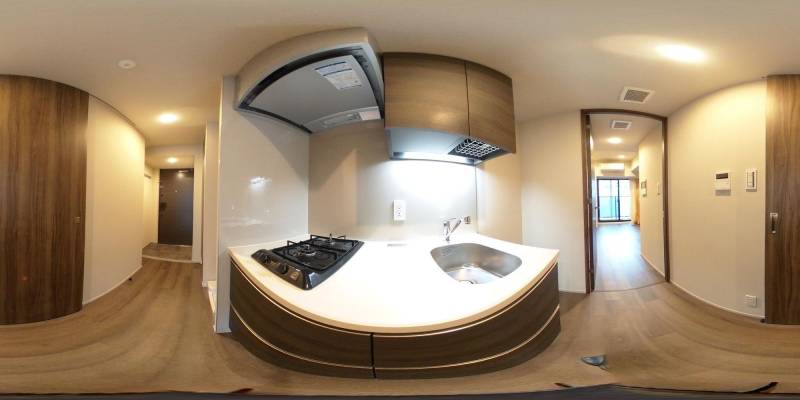 パノラマ画像キッチン