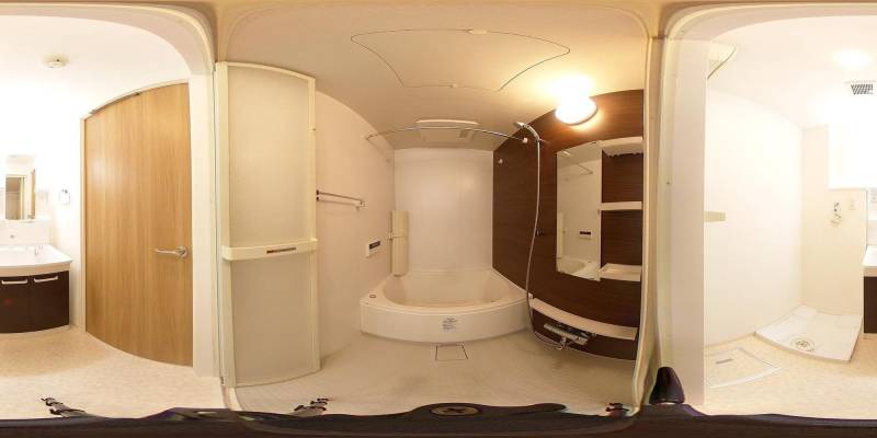 パノラマ画像バスルーム