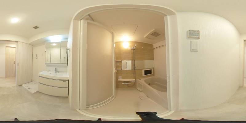 パノラマ画像バスルーム