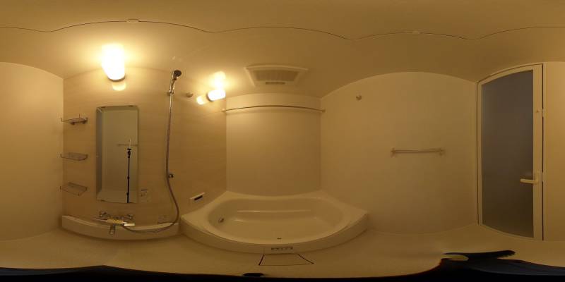 パノラマ画像バスルーム