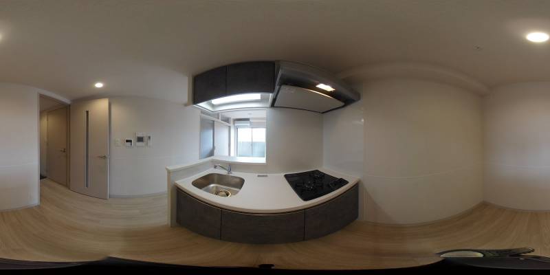 パノラマ画像キッチン