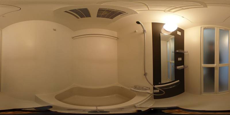 パノラマ画像バスルーム