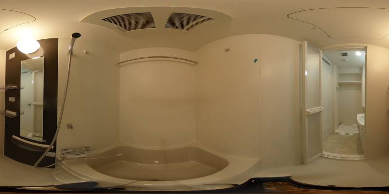 パノラマ画像バスルーム