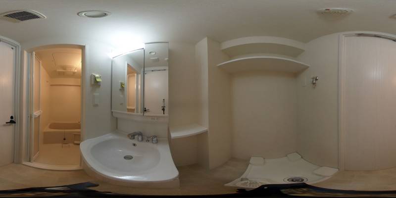 パノラマ画像洗面所