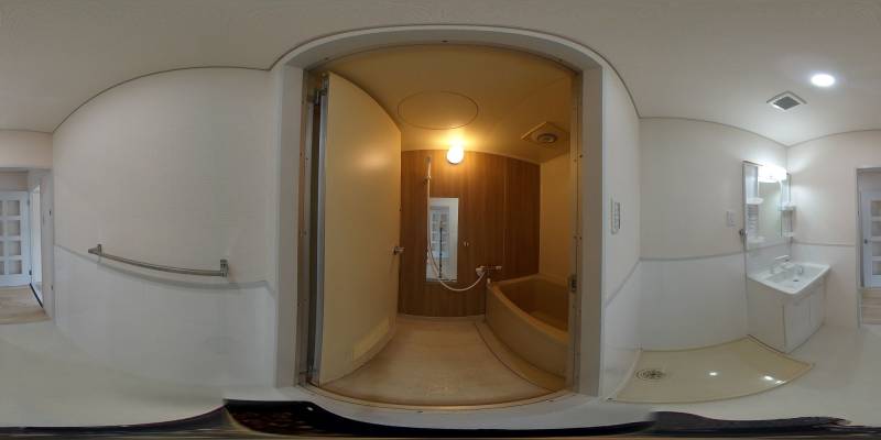 パノラマ画像バスルーム