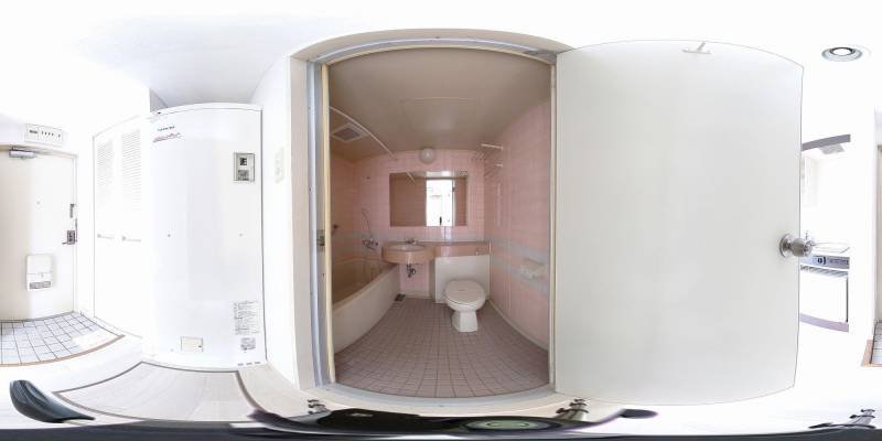 パノラマ画像バスルーム