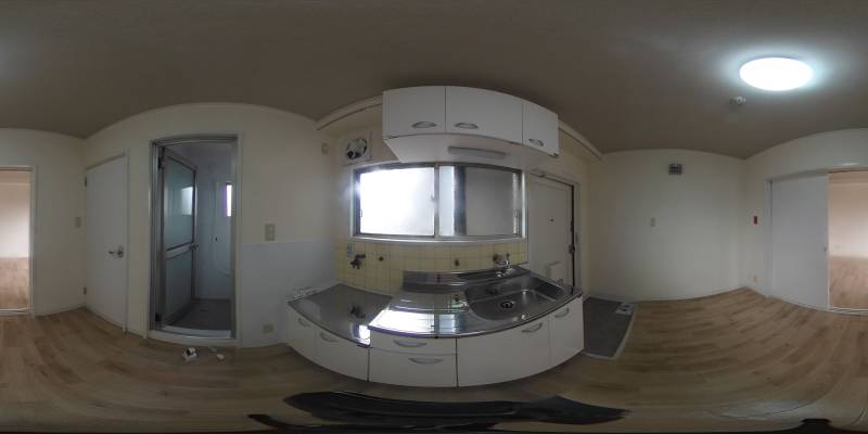 パノラマ画像キッチン