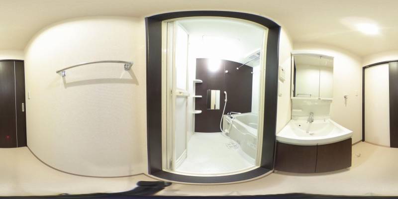 パノラマ画像洗面所