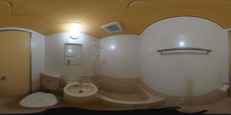 パノラマ画像バスルーム