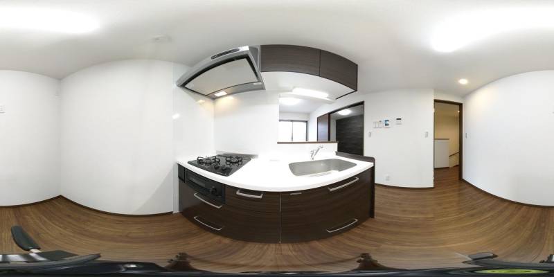 パノラマ画像キッチン