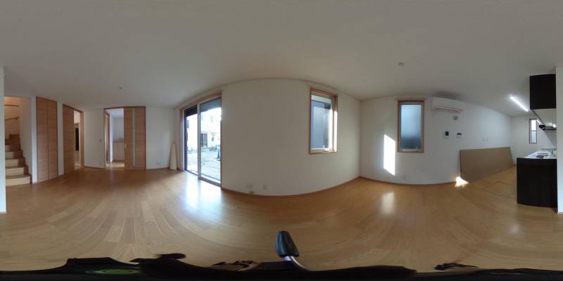 パノラマ画像リビング