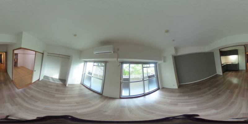 パノラマ画像リビング