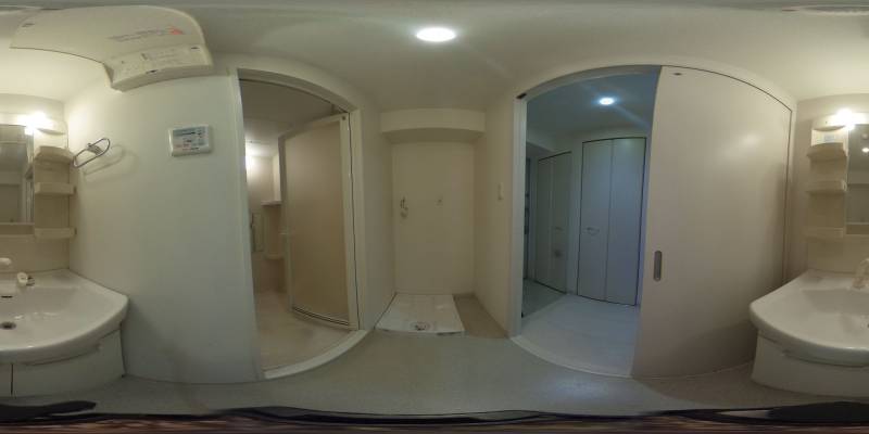 パノラマ画像洗面所
