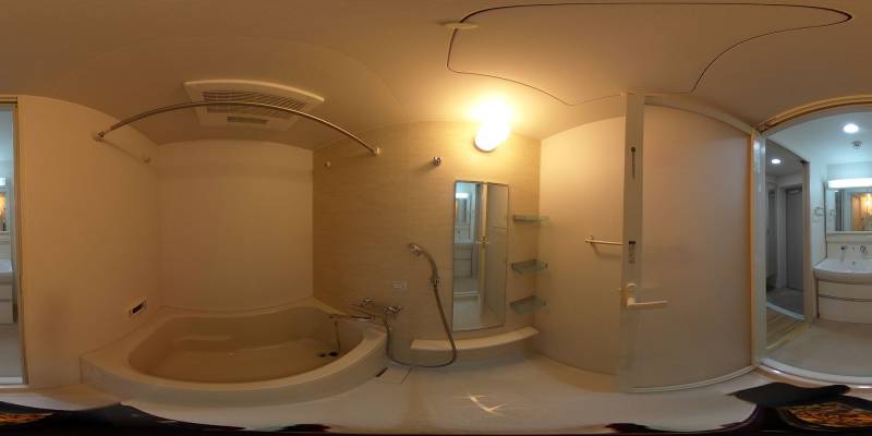 パノラマ画像バスルーム