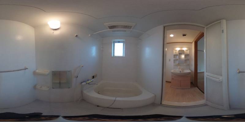 パノラマ画像バスルーム