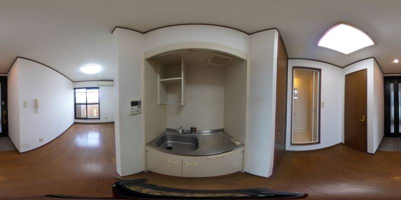 パノラマ画像キッチン