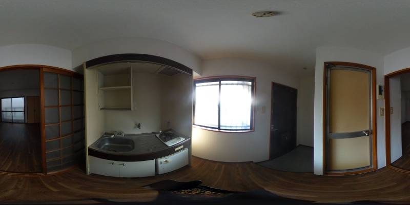 パノラマ画像キッチン