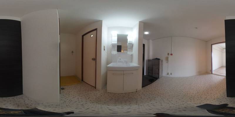 パノラマ画像洗面所