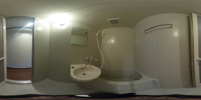 パノラマ画像バスルーム