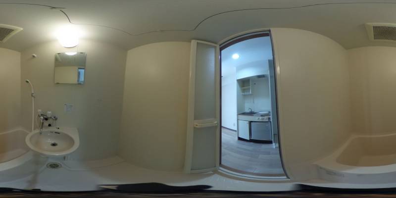 パノラマ画像バスルーム