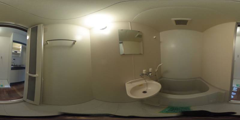 パノラマ画像バスルーム