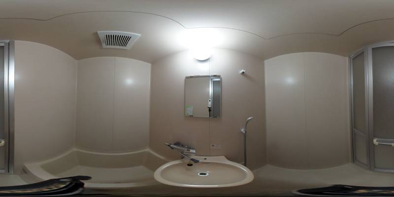 パノラマ画像バスルーム