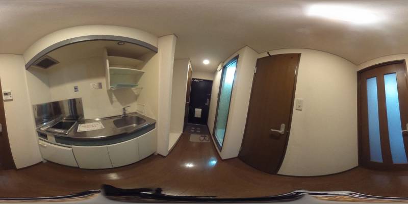 パノラマ画像キッチン