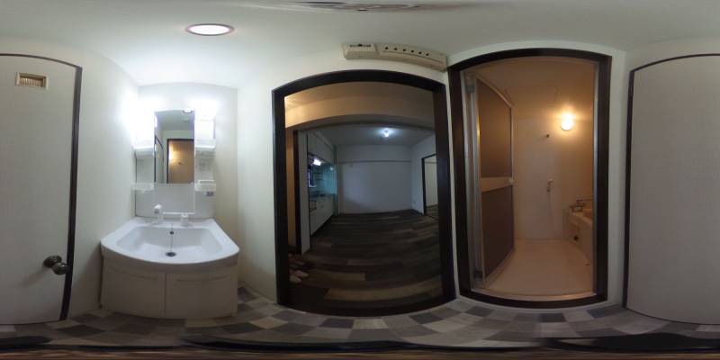 パノラマ画像洗面所