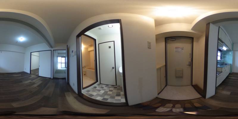 パノラマ画像玄関