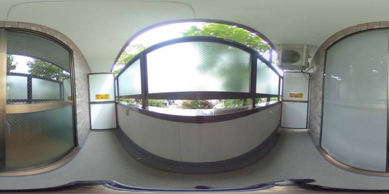 パノラマ画像バルコニー