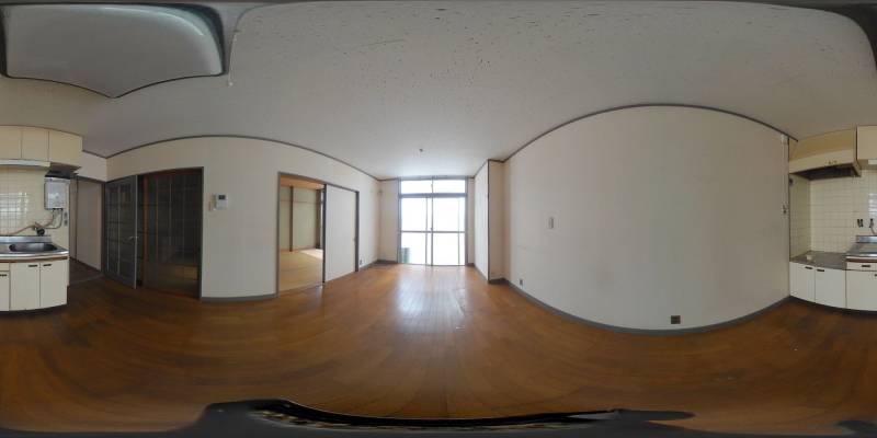 パノラマ画像キッチン