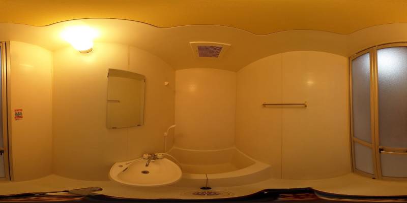 パノラマ画像バスルーム