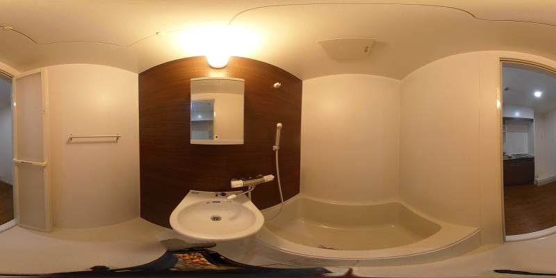 パノラマ画像バスルーム