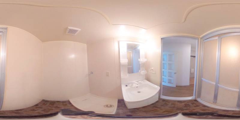 パノラマ画像洗面所