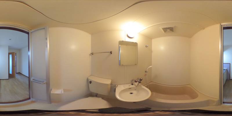 パノラマ画像バスルーム