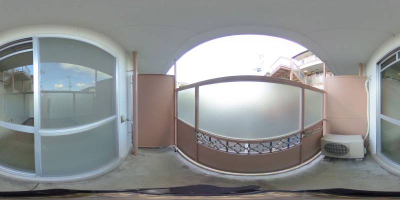 パノラマ画像バルコニー