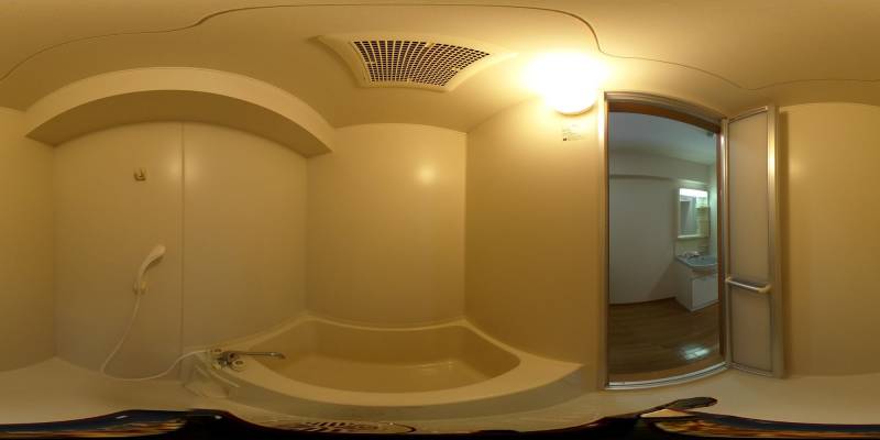 パノラマ画像バスルーム