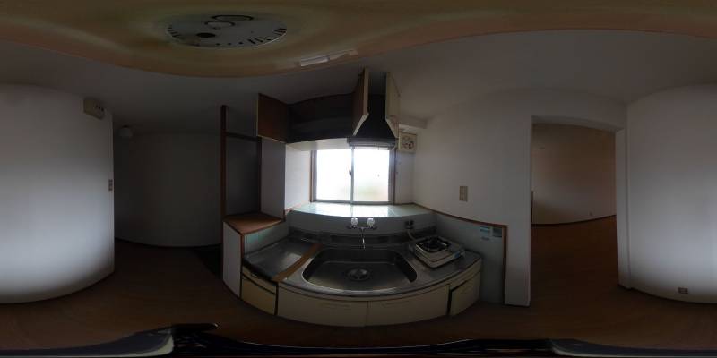 パノラマ画像キッチン