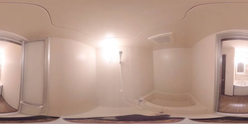 パノラマ画像バスルーム