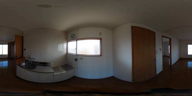 パノラマ画像キッチン