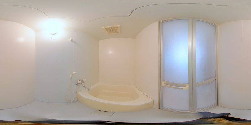 パノラマ画像バスルーム