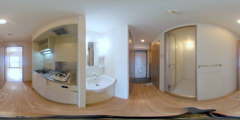 パノラマ画像キッチン