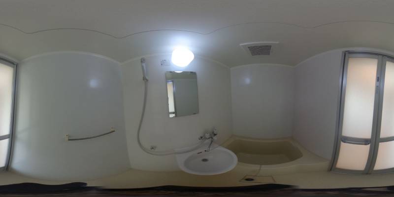 パノラマ画像バスルーム