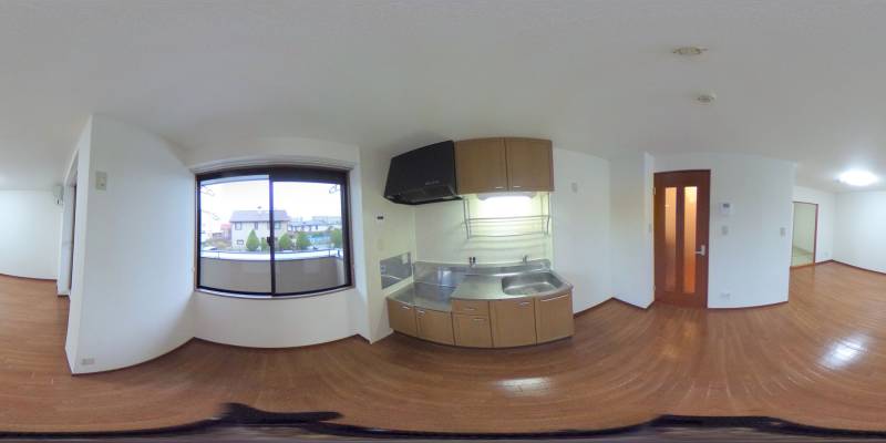 パノラマ画像キッチン