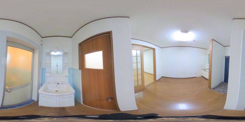 パノラマ画像洗面所