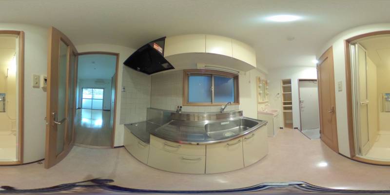 パノラマ画像キッチン