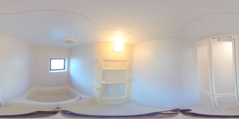 パノラマ画像バスルーム